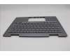 Lenovo 5M11P34996 C-Cover with keyboard, Arabic, Luna Grey, Fingerprint, WLAN, US