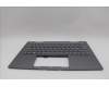 Lenovo 5M11P35019 C-Cover with keyboard, Nordic, Luna Grey, Fingerprint, WLAN, UK