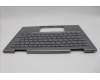 Lenovo 5M11P35073 C-Cover with keyboard, Bulgarian, Luna Grey, Fingerprint, WWAN, UK