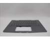 Lenovo 5M11P35080 C-Cover with keyboard, French, Luna Grey, Fingerprint, WWAN, US