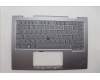 Lenovo 5M11P35102 C-Cover with keyboard, Turkish, Luna Grey, Fingerprint, WWAN, UK