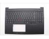 Lenovo 5M11P68309 C-Cover with keyboard, Estonian, Black, Backlight, UK