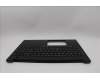 Lenovo 5M11P68350 C-Cover with keyboard, Nordic, Black, Backlight, UK