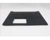 Lenovo 5M11P68368 C-Cover with keyboard, Switzerland, Black, Backlight, UK