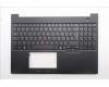 Lenovo 5M11P68409 C-Cover with keyboard, Belgian, Black, Backlight, WWAN, SIM, UK