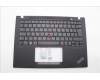 5M11P69195 Lenovo MECH_ASM KBD Cc GER NBL (CHY) UK WWAN BK