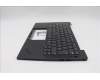 Lenovo 5M11P69378 C-Cover with keyboard, Belgian, Black, Backlight, UK