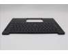 Lenovo 5M11Q25704 C-Cover with keyboard, Spanish LA, Black, WWAN, UK