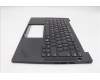 Lenovo 5M11Q25725 C-Cover with keyboard, Danish, Black, WWAN, UK