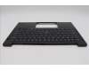 Lenovo 5M11Q25728 C-Cover with keyboard, US English Euro, Black, WWAN, US