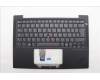 Lenovo 5M11Q53907 C-Cover with keyboard, Spanish, Black, Backlight, UK