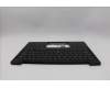 Lenovo 5M11Q53924 C-Cover with keyboard, Switzerland, Black, Backlight, UK