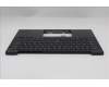Lenovo 5M11Q54642 C-Cover with keyboard, Spanish LA, Black, Backlight, UK