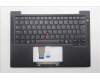 Lenovo 5M11Q54910 C-Cover with keyboard, Hungarian, Black, Backlight, UK