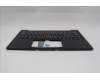Lenovo 5M11Q54968 C-Cover with keyboard, Nordic, Black, Backlight, UK