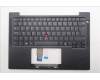 Lenovo 5M11Q54993 C-Cover with keyboard, Slovenian, Black, Backlight, UK