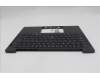 Lenovo 5M11Q55002 C-Cover with keyboard, Spanish, Black, Backlight, UK