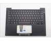 Lenovo 5M11Q55002 C-Cover with keyboard, Spanish, Black, Backlight, UK
