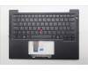 Lenovo 5M11Q55060 C-Cover with keyboard, UK English, Black, Backlight, UK