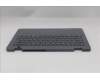 Lenovo 5M11Q55231 C-Cover with keyboard, German, Luna Grey, Non-Backlight, No World Face Camera, UK