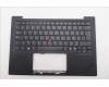 Lenovo 5M11Q56040 C-Cover with keyboard, Belgian, Deep Black, FingerPrint Reader, WWAN, UK