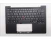 Lenovo 5M11Q56042 C-Cover with keyboard, Bulgarian, Deep Black, FingerPrint Reader, WWAN, UK