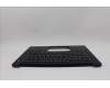 Lenovo 5M11Q60593 C-Cover with keyboard, Danish, Black, Backlight, UK