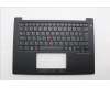 Lenovo 5M11Q60633 C-Cover with keyboard, Icelandic, Black, Backlight, UK