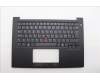 Lenovo 5M11Q60653 C-Cover with keyboard, Norwegian, Black, Backlight, UK
