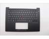 Lenovo 5M11Q60752 C-Cover with keyboard, Czech Slovakian, Black, Backlight, UK