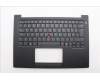 Lenovo 5M11Q60759 C-Cover with keyboard, Danish, Black, Backlight, UK