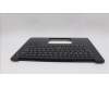 Lenovo 5M11Q60775 C-Cover with keyboard, Estonian, Black, Backlight, UK