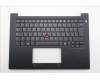 Lenovo 5M11Q60859 C-Cover with keyboard, Spanish, Black, Backlight, Smart Card Reader, UK