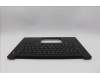 Lenovo 5M11Q60869 C-Cover with keyboard, Switzerland, Black, Backlight, UK