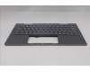 Lenovo 5M11R38950 C-Cover with keyboard, Icelandic, Luna Grey, FingerPrint Reader, WLAN, UK