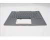 Lenovo 5M11R39422 C-Cover with keyboard, French, Luna Grey, FingerPrint Reader, WWAN, US