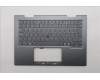Lenovo 5M11R39473 C-Cover with keyboard, UK English, Luna Grey, FingerPrint Reader, WWAN, UK