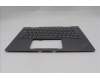 Lenovo 5M11R39525 C-Cover with keyboard, Norwegian, Luna Grey, FingerPrint Reader, WWAN, UK