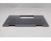 Lenovo 5M11R39535 C-Cover with keyboard, Spanish, Luna Grey, FingerPrint Reader, WWAN, UK