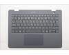 Lenovo 5M11R91266 C-Cover with keyboard, Portuguese, Luna Grey, Non-Backlight, World Face Camera, UK