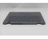 Lenovo 5M11R91370 C-Cover with keyboard, Nordic, Luna Grey, Backlight, World Face Camera, UK