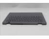 Lenovo 5M11R91387 C-Cover with keyboard, UK English, Luna Grey, Backlight, World Face Camera, UK