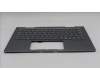 Lenovo 5M11R91419 C-Cover with keyboard, Estonian, Grey, Backlight, FingerPrint Reader, UK