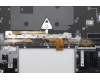 Lenovo 5M11R91449 MECH_ASM BL KB GY FPR NORDIC CHY
