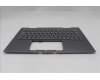 Lenovo 5M11R91471 C-Cover with keyboard, UK English, Grey, Backlight, FingerPrint Reader, UK