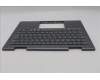Lenovo 5M11R91521 C-Cover with keyboard, Norwegian, Grey, Backlight, FingerPrint Reader, WWAN, UK