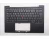 Lenovo 5M11S09565 C-Cover with keyboard, Italian, Black, Backlight, UK