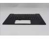 Lenovo 5M11S09579 C-Cover with keyboard, Portuguese, Black, Backlight, UK
