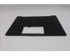 Lenovo 5M11S09583 C-Cover with keyboard, Slovenian, Black, Backlight, UK