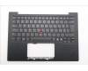 Lenovo 5M11S09588 C-Cover with keyboard, Switzerland, Black, Backlight, UK
